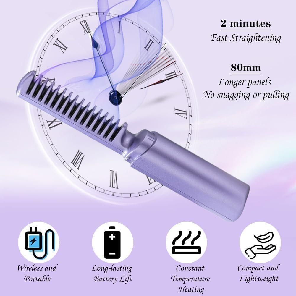 Portable Mini Hair Cordless Straightener