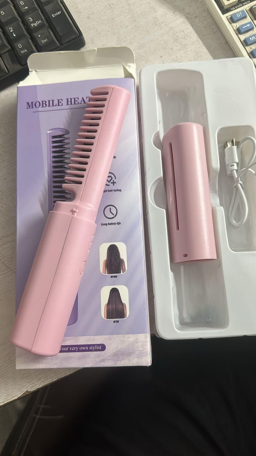 Portable Mini Hair Cordless Straightener